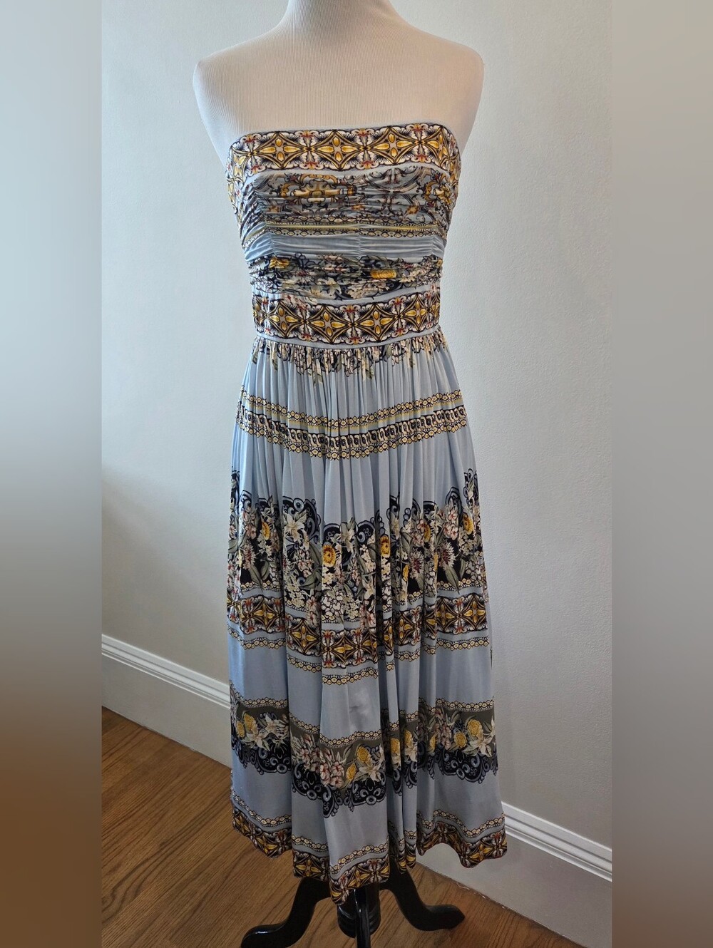 White House Black Market Fit & Flare Midi Dress
